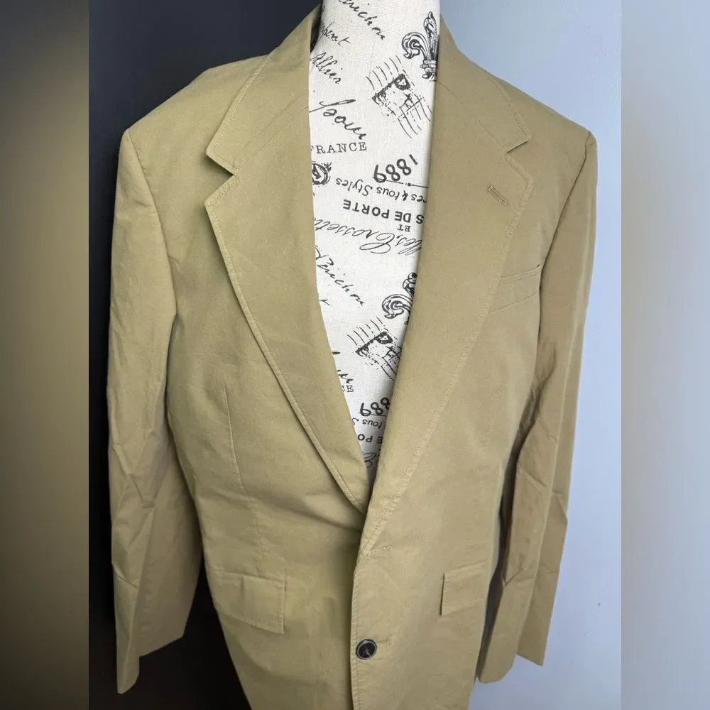 J.Crew Relaxed-fit suit jacket in cotton poplin NWT Size 39R
